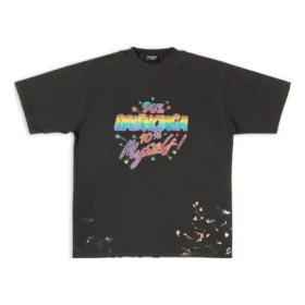 T-shirt 90/10 taglia Large “Black” 641675TMVH31055