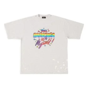 T-shirt 90/10 taglia Large “Grigio chiaro” 641675TMVH32569