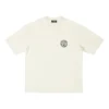 T-shirt a maniche corte con logo Scissor Crest “Cream” 612966TMVA29069