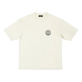 T-shirt a maniche corte con logo Scissor Crest “Cream” 612966TMVA29069