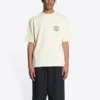 T-shirt a maniche corte con logo Scissor Crest “Cream” 612966TMVA29069