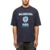T-shirt a maniche corte con logo Varsity “Navy” 612966TMV954140