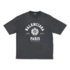 T-shirt a maniche corte con logo Varsity “Washed Black” 612966TMV981000