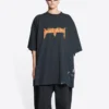 T-shirt a maniche corte dei Metallica, vestibilità oversize “Black Orange” 694576TMV880105