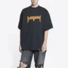 T-shirt a maniche corte dei Metallica, vestibilità oversize “Black Orange” 694576TMV881055