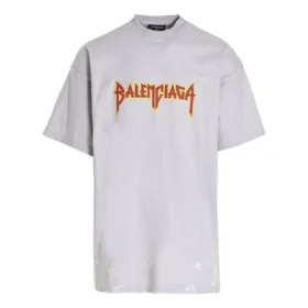 T-shirt a maniche corte dei Metallica, vestibilità oversize “White Orange” 694576TMV880901