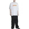 T-shirt a maniche corte dei Metallica, vestibilità oversize “White Orange” 694576TMV880901