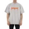 T-shirt a maniche corte dei Metallica, vestibilità oversize “White Orange” 694576TMV880901