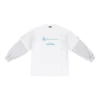 T-shirt a maniche doppie Balenciaga x WFP “White” 698089TMVL29086