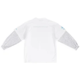 T-shirt a maniche doppie Balenciaga x WFP “White” 698089TMVL29086