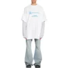 T-shirt a maniche doppie Balenciaga x WFP “White” 698089TMVL29086