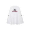 T-shirt a maniche lunghe 3B Sports Icon Oversized “Bianco Nero Rosso” 720250TPVD79065
