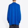 T-shirt a maniche lunghe Balenciaga x adidas Oversized “Blue” 728789TNVA65531