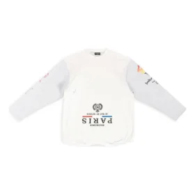 T-shirt a maniche lunghe capovolta “Bianco” 698155TMVC99000