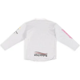 T-shirt a maniche lunghe capovolta “Bianco” 698155TMVC99000