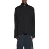 T-shirt a maniche lunghe con collo alto Balenciaga x adidas “Black” 724591TNVP81070