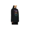 T-shirt a maniche lunghe con logo Languages “Black Multicolor” 641667TJVI32771