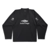 T-shirt a maniche lunghe da sci 3B Sports Icon, vestibilità Large, “Nero” 779988TPVQ51000