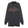 T-shirt a maniche lunghe Offshore Oversized “Black Faded” 739027TPVM81568