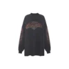 T-shirt a maniche lunghe Offshore Oversized “Black Faded” 739027TPVM81568