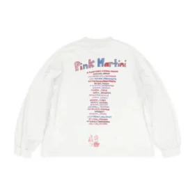 T-shirt a maniche lunghe oversize Balenciaga x Pink Martini “Ecru” 699191TMVN99800