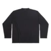 T-shirt a maniche lunghe oversize “Black Faded” 739783TOVF49034