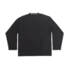 T-shirt a maniche lunghe oversize “Black Faded” 739783TOVF49034