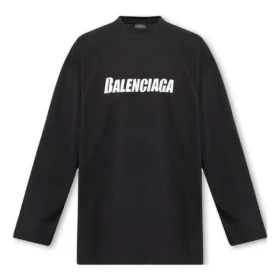T-shirt a maniche lunghe oversize Caps “Black” 681046TNVL11070