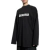 T-shirt a maniche lunghe oversize Caps “Black” 681046TNVL11070