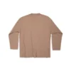 T-shirt a maniche lunghe oversize “Khaki” 681046TNVL17761