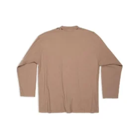 T-shirt a maniche lunghe oversize “Khaki” 681046TNVL17761