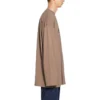 T-shirt a maniche lunghe oversize “Khaki” 681046TNVL17761