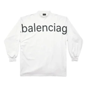 T-shirt a maniche lunghe oversize “White” di Bal.com 739027TOVO19081