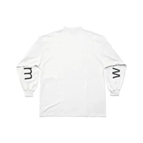 T-shirt a maniche lunghe oversize “White” di Bal.com 739027TOVO19081