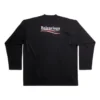 T-shirt a maniche lunghe per Political Campaign, vestibilità larga “Black” 681046TKVJ11070