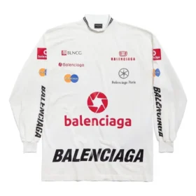 T-shirt a maniche lunghe Top League “Bianco” 767879TPVE99000