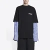 T-shirt a strati Political Campaign “Black” 698631TKVJ11070