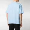 T-shirt a vestibilità regolare in maglia intrecciata “Light Blue” 578139TGV755840