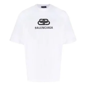 T-shirt a vestibilità regolare in tessuto intrecciato BB “White” 578139TEV489044