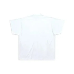T-shirt Back Flip Oversize “Bianco Nero” 739028TPVF99040