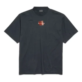 T-shirt Balenciaga con nastro sul retro “Black” 764235TSVG28737