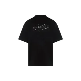 T-shirt Balenciaga disegnata a mano “Black” 641675TNVE71197