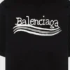 T-shirt Balenciaga disegnata a mano “Black” 641675TNVE71197