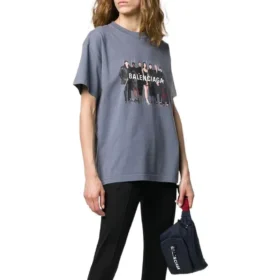 T-shirt Balenciaga originale “Grey” 620969TIV471404