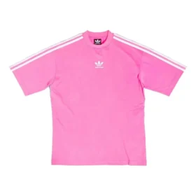 T-shirt Balenciaga x adidas Medium Fit “Neon Pink” 723955TNVU45280