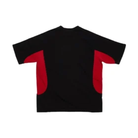 T-shirt Balenciaga x adidas, vestibilità media “Black Red” 712401TNVA61003