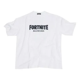 T-shirt Balenciaga x FORTNITE, vestibilità media, “White” 612966TLVO39040