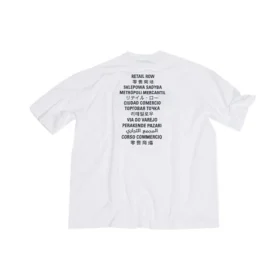 T-shirt Balenciaga x FORTNITE, vestibilità media, “White” 612966TLVO39040