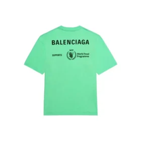 T-shirt Balenciaga x WFP, vestibilità media “Green” 612966THV844162