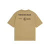 T-shirt Balenciaga x WFP, vestibilità media, “Khaki” 612966THV849605